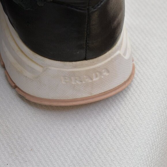 Prada Nappa Leather PRAX-01 Sneakers Sz 7.5 - Picture 10 of 15
